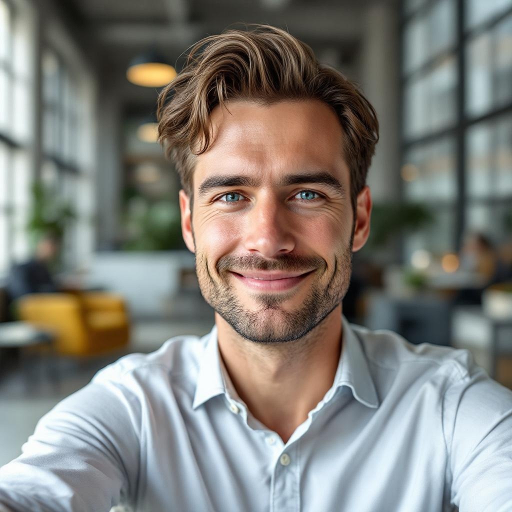 Clean LinkedIn Headshot