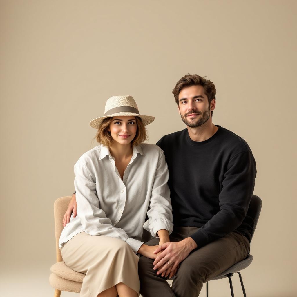 Minimalist Studio Portrait